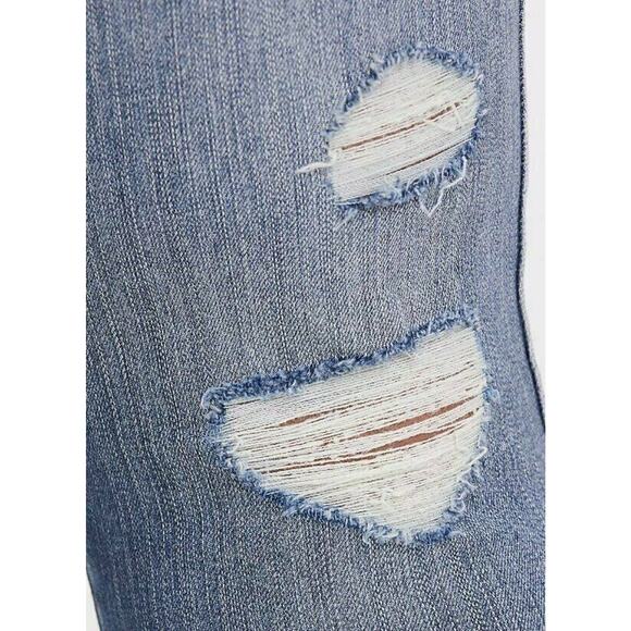 NEW TORRID PREMIUM STRETCH MEDIUM WASH DESTRUCTED JEGGING JEANS SIZE 26R 26 - Picture 4 of 6